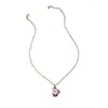 Europa y Estados Unidos collar de Navidad transfronterizo alce Papá Noel colgante regalo para niña joyería para fiesta navideña venta al por mayor