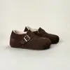 Sapatos Birkenstock Autênticos de Couro Genuíno com Solado Grosso e Forro de Lã para Outono e Inverno 2025, Mocassins com Bico Redondo e Aumento Oculto de Altura 3cm
