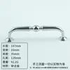 Venda Direta de Fábrica Francês Alto Padrão Luxo Leve Multicor Prata Galvanizado Móveis Gaveta Armário Porta Pequena Puxador Puxador de Guarda-Roupa