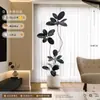 Planta Artificial Verde Black Diamond con un Toque de Lujo para Decoración de Sala de Estar, Planta de Interior Grande en Maceta, Árbol Falso, Planta Biomimética