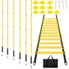Set de escalera de agilidad, escalera de velocidad, conos marcadores, bandas de resistencia, cuerda de saltar, entrenamiento de fútbol, set de entrenamiento físico, transfronterizo