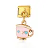 Pulsera Colgante Collar Serie Banderas Nacionales Transfronterizas Módulo Estilo Italiano Corazón Zodiaco Collar Anillo Pulsera