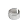 JB1005 Anillo Estilo Coreano Plata de Ley 925 Simple Joker Plata Brillante Anillo Ancho de 9 mm Anillo