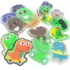 Muestra Disponible Accesorios Textiles Infantiles Color Caramelo Dragón de Leche Etiqueta de Plástico Luminosa Sello de Goma Blanda Parche Lavable