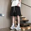 Shorts de Seda Gelada Estilo Hong Kong para Homens, Respirável Dopamina Leve Solto Shorts Esportivos, Calças de Cinco Pontos, Calças de Seda Gelada para Casal ao Ar Livre