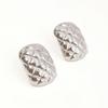 Pendientes rómbicos de arco con diseño de personalidad japonesa y coreana, pendientes de acero de titanio con temperamento de moda para mujer, no se decoloran, venta al por mayor, Joker