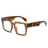 Gafas de Sol Transfronterizas 2025 de Montura Cuadrada Nueva, Moda Europea y Americana, Estilo Simple, Montura Grande Integrada, Gafas de Sol de Moda para Hombres y Mujeres