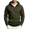 Sudadera con capucha y cremallera de retazos para hombre, de ajuste holgado, para deportes al aire libre y fitness, de alta gama, transfronteriza europea y americana, otoño e invierno 2026