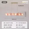 Lustre Francês Retrô de Luxo Leve de Vidro Colorido Feito à Mão em Murano Lâmpada Romântica Vintage de Sala de Estar Designer Luz Principal