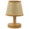 Lámpara de Mesa Pequeña Ins para Dormitorio, Protección Ocular, Simple y Moderna, Uso Doméstico, Control Remoto, Retro, Acogedora, Lámpara de Mesita de Noche para Cuidados, Regulable