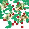 Confeti de Mesa de Navidad Alce Copo de Nieve Estrella de Cinco Puntas Lentejuelas para Lanzar Suministros para Fiesta de Navidad Regalo Accesorios DIY