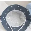 Sombrero de Pescador de Mezclilla Impreso Personalizado por el Fabricante con Cuerda a Prueba de Viento Sombrero de Sol para Bebé