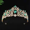Coroa de Noiva Estilo Coreano Coroa Barroca de Strass Cristal Marquise Acessórios para Vestido de Casamento Acessórios de Cabeça para Noiva Venda por Atacado