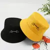 Sombrero de Pescador Bordado con Flores Pequeñas Dulces y Lindas para Mujer Estilo Coreano Moda Versátil que Muestra la Cara Sombrilla Pequeña Sombrero Protector Solar de Moda