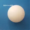 Bola sólida de nylon coloreada bola redonda de plástico PA6 bola universal bola de sellado alta densidad perforada resistente al desgaste bola lubricante