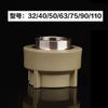 Conector interno hexagonal directo de alambre interno PPR gris blanco 32/40/50/63/75/90/110ppr