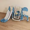 [Escada para Bebê com Escorregador para Uso Familiar Interno e Externo, Balanço para Crianças, Piscina de Bolinhas para Bebê, Bolas Oceânicas]
