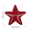 Novo pingente de bolsa de couro estrela de cinco pontas transfronteiriço acessório DIY enfeite fofo para pendurar no carro decoração de chaveiro