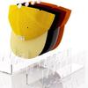 Estante para Sombreros de Acrílico Paquete de 2 Estante para Exhibición de Gorras Organizador de Almacenamiento de Sombreros Estante para Gorras de Béisbol Transfronterizo