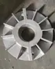 Impulsor de refrigeración, radiador para ventilador centrífugo, bobina de serpentín enfriada por aire con aspas de ventilador de aluminio, descuento por cantidad grande
