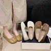 Zapatos de cuero para mujer con pliegues estilo francés, nuevo modelo primavera-verano 2026, suela blanda, antideslizantes, cómodos, mocasines slip-on ligeros