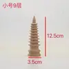 Madera de Durazno 7 Pisos 9 Pisos 11 Pisos 13 Pisos Torre Wenchang Tallado en Madera Adornos Artesanías Adornos para Exámenes de Oficina Venta al por Mayor