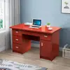 Escritorio individual con cajón con cerradura pequeño para casa escritorio de 80 cm simple de 1 metro escritorio simple pequeño para computadora de escritorio