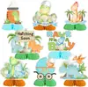 Decorações Espirais de Favo de Mel para Festa de Bebê Dinossauro Decorações de Mesa para Festa de Bebê Suprimentos para Festa com Tema Dinossauro