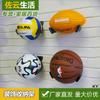 Colgador de Pared para Baloncesto Estante de Almacenamiento Estante de Acabado Decorativo Estante para Colgar Balones Colgador de Pelotas Fútbol Voleibol Estante de Almacenamiento de Acabado