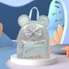 Mochila de Princesa para Niñas Estilo Mickey Mochila de Moda Linda de Dibujos Animados Jardín de Niños Gato de Cola Grande para Niños Bolsa Pequeña