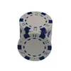 Fichas de Plástico ABS sin Rostro Texas Hold'Em Fichas de Ajedrez y Sala de Cartas Fichas de Mahjong Fichas de Juego de Baccarat