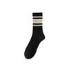 Calcetines de primavera y otoño para mujer calcetines largos de algodón a juego de colores calcetines de doble aguja absorbentes del sudor desodorantes transpirables medias deportivas para mujer al por mayor
