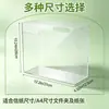 Caixa de Armazenamento de Dados em Acrílico Personalizada, Organizador de Arquivos, Porta-Expositor Transparente para Brochuras, Caixa de Exibição para Armazenamento de Mesa