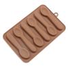 Molde de chocolate alfanumérico gofre molde de silicona para pastel molde para hornear amor cuchara molde para hielo horneado