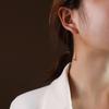 Personalidad Europea y Americana Exagerada Larga Moda Liderando Tendencia de Joyería Pendientes de Gota de Agua Collar Todo-partido Transfronterizo Acero de Titanio Conjunto