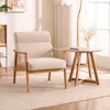Cadeira de sofá simples moderna casual de madeira maciça para sala de estar, sala de chá, cadeira de sofá preguiçosa estilo japonês, cafeteria, cadeira de reunião de escritório