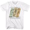 Camiseta Masculina Solta Clássica Retro de Comércio Exterior para Filmes
