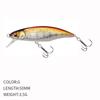 3.5G micro-minino 50mm submerso Luya isca de água doce isca falsa poleiro de pesca com bico isca falsa 9101