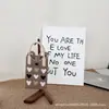 Bolsa con Tema de Amor, Bolsa de Punto para Teléfono Móvil de Verano, Bolso de Mano Portátil de Silicona Estilo Coreano que se Puede Llevar Cruzado, un Artículo Imprescindible para Salir