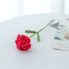 Temporada de Graduación Girasol Rosas de Ganchillo Ramo Tejido con Hilo Día de San Valentín Flores Artificiales Nomeolvides Tulipanes Flores Falsas