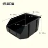 Caja Negra Antiestática Oblicua Montada en Pared Caja Antiestática Montada en la Parte Trasera Caja para Almacenamiento de Componentes Electrónicos Cajas de Piezas