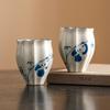 Panda pequeño pintado a mano cuerda Copa Maestra de la Luna Taza Individual Madera de pasto gris juego de té Taza de té cerámica taza de té kung fu té taza de té