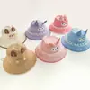 Sombreros para Niños Primavera y Verano Delgados Protección Solar Encaje Princesa Sombrero de Pescador Bebé Niña Sombrero para Salidas de Verano