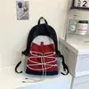 Mochila minimalista transfronteiriça novo modelo 2026 para estudantes universitárias, mochila para esportes ao ar livre, bolsa de trilha, bolsa para viagens de curta duração