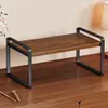Estante Organizador de Almacenamiento de Cosméticos de Madera Maciza Baño Regadera Escritorio Estante Multifuncional