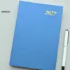 Calendario Anual Rígido 2027, Cuaderno de Reuniones de Negocios con Tapa Dura de Papel Especial, Suministro Directo desde Super Fábrica