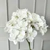 Arranjo de Flores Artificiais de Hortênsia para Casamento com 5 Peças Base para Arranjo de Flores Artificiais de Hortênsia Macaron para Salão de Casamento