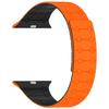 Pulseira de silicone para Apple Watch pulseira s10 9 pulseira magnética bicolor iwatch 10 42mm 46mm