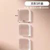 Alça de porta anti-colisão de silicone almofada silenciosa, adesivo de porta de geladeira, batente de porta, dispositivo anti-colisão, adesivo de parede de partículas para trás de portas de armário