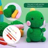Paquete de Materiales de Crochet Más Vendido de Amazon Serie de Animales Hilo Worsted Crochet Regalo Navideño Juguete Video en Inglés